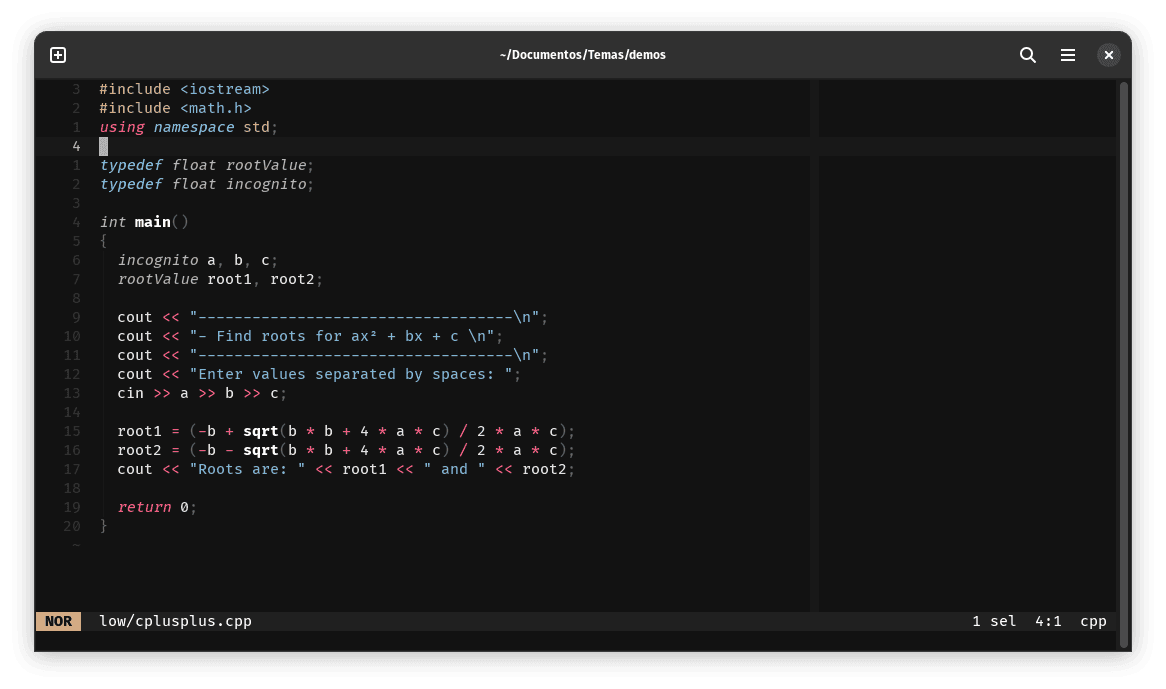 cpp- screenshot