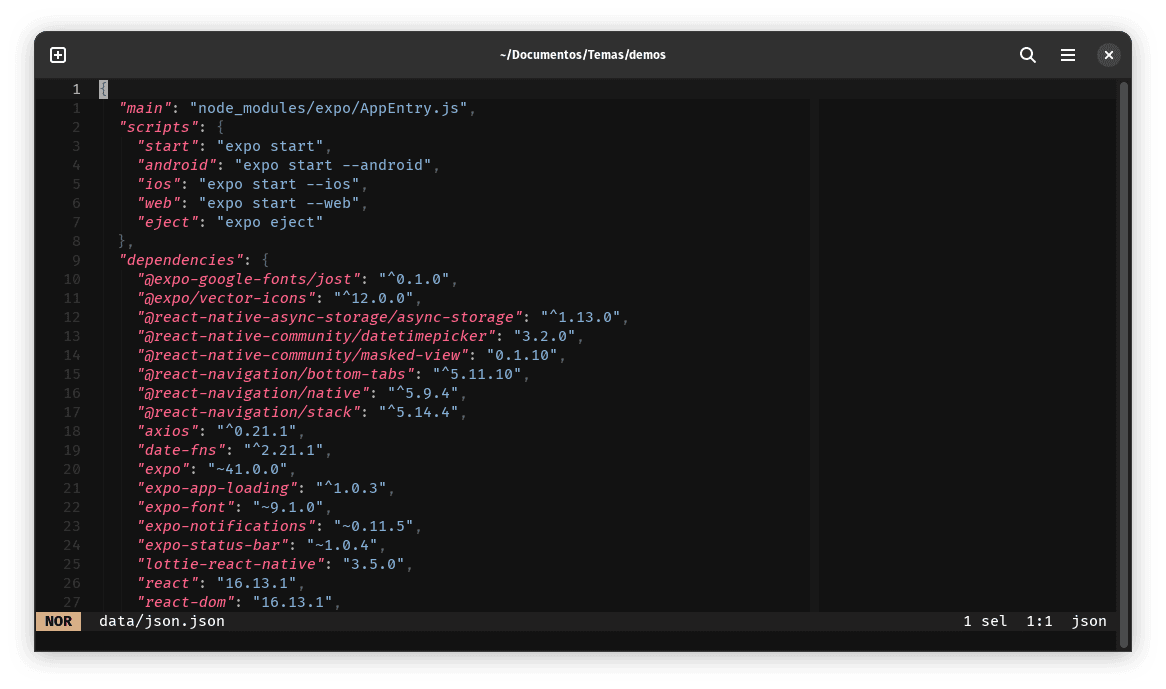 json- screenshot