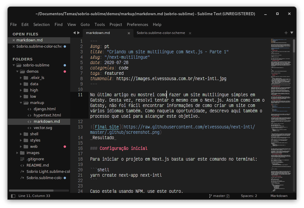 markdown- screenshot