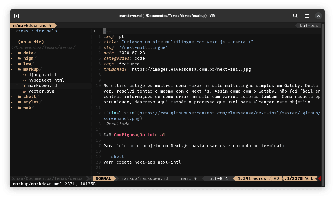 markdown- screenshot