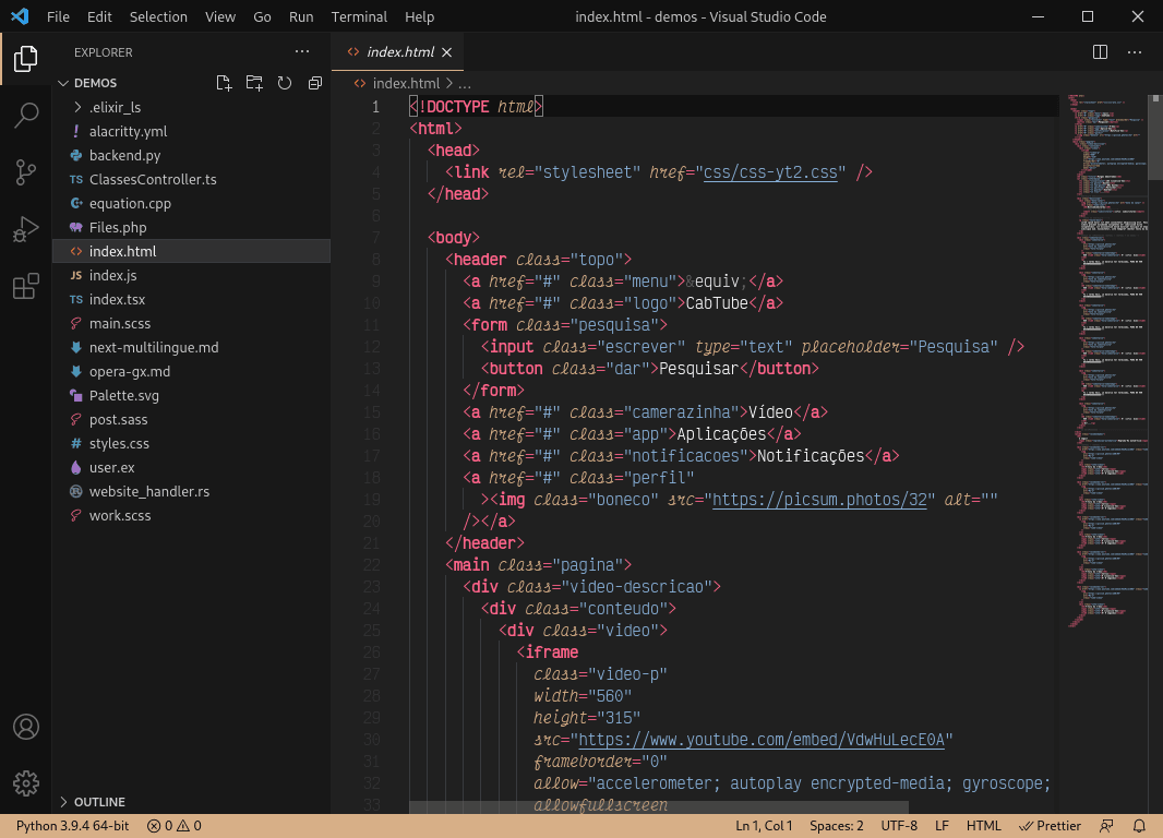 html- screenshot